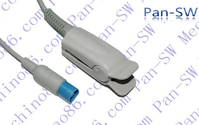 HP Philips adult clip spo2 sensor -8 pins-